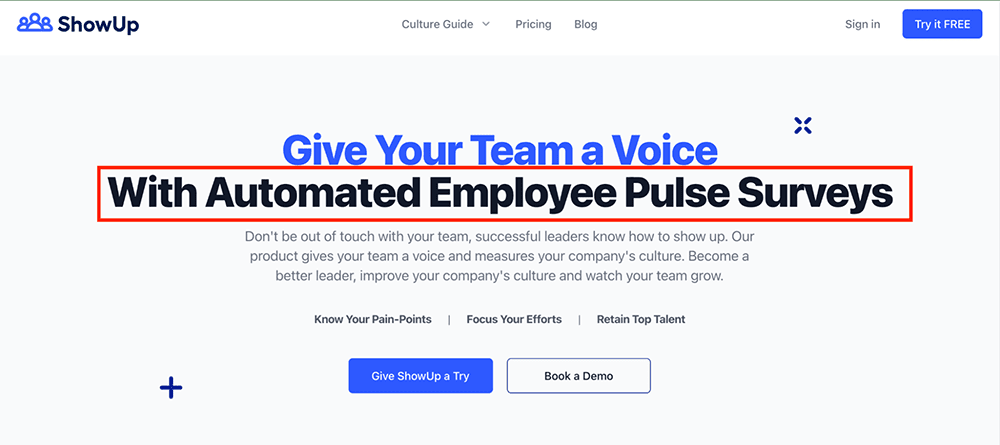 ShowUp's Automated Pulse Surveys